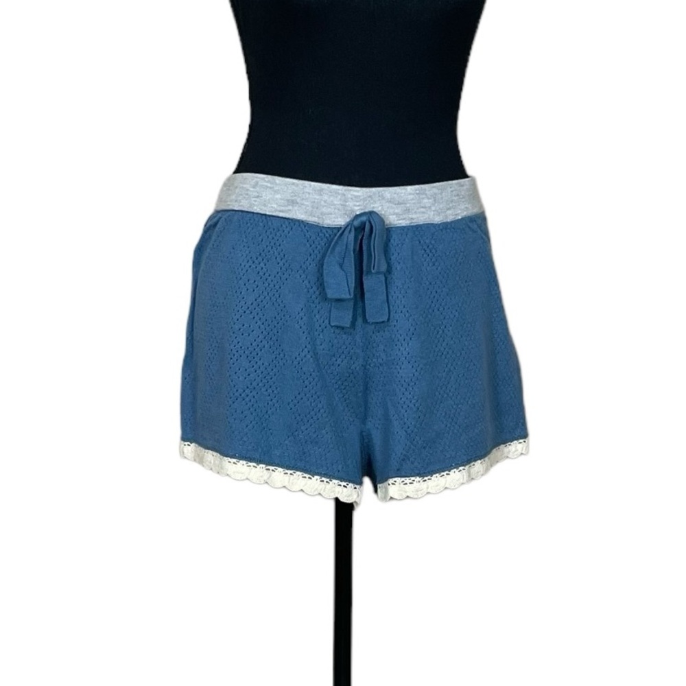 Lemon Cozy Cashmere Sleep/Lounge Shorts in Twilight NWT